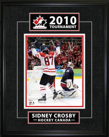 Sidney Crosby Framed 16" x 20" Classic Series 2010 Olympics Golden Goal